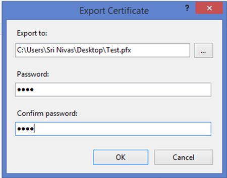 export certificate